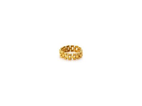 gouden rolex ring|Gouden Rolex style ring (vast) .